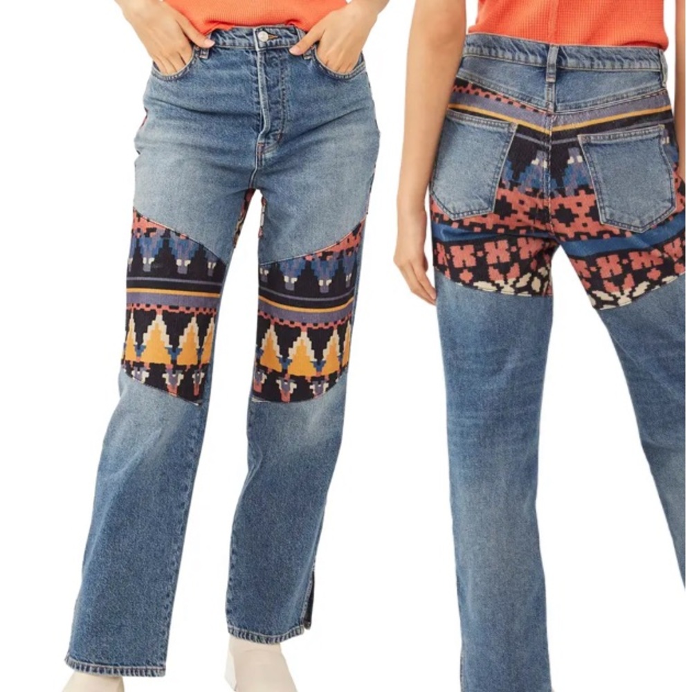 We the Free Rocky Mountain Straight Leg Jeans Sz. 25 NWT